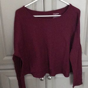 Maroon top